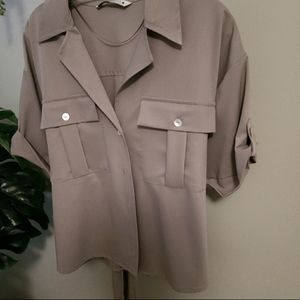 SOLD ZARA Button down shirt